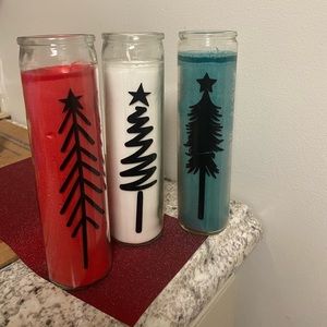 Christmas candles.